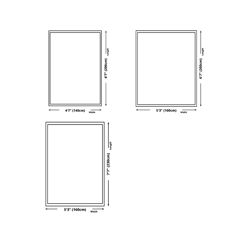 Industrial Grey Tone Area Teppich Aquarell Teppich-Polyester-Innenteppich mit Rutschtraining