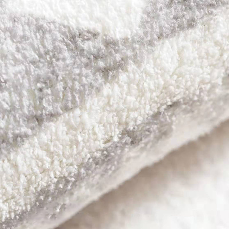 Khaki Moderner Fläche Teppich Farbblock Polyester Fläche Teppich nicht rutschfest