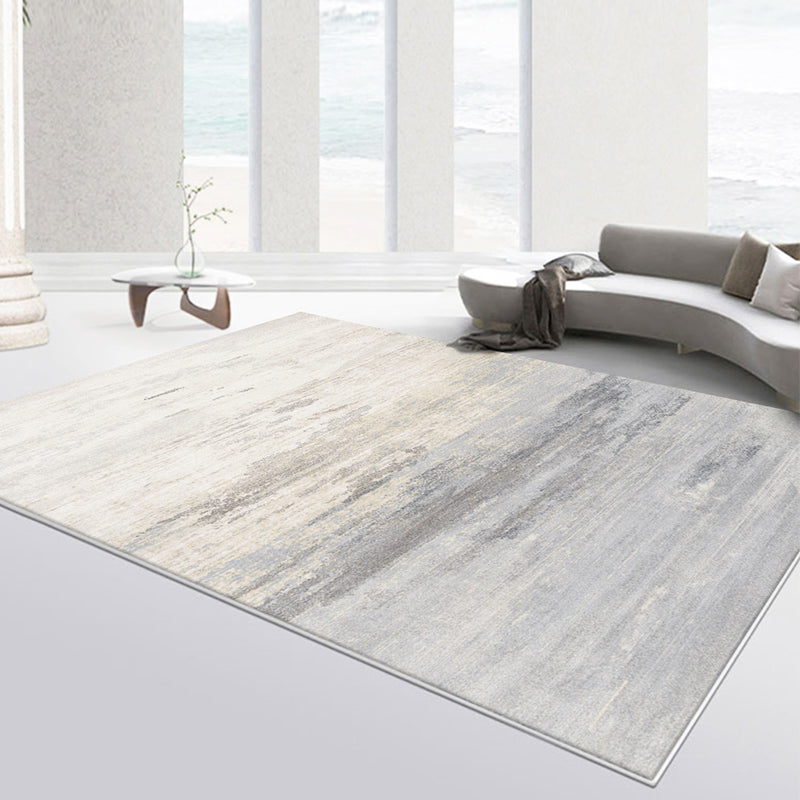 Industrial Watercolor Area Rug Casual Mottled Carpet Washable Anti-Slip Carpet for Home Decor