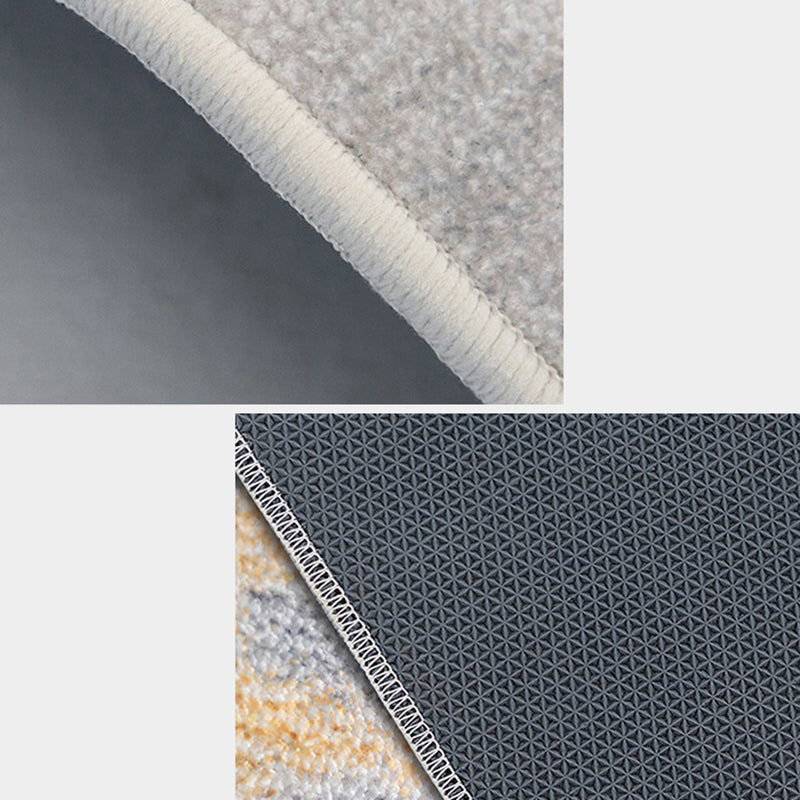 Alfombra industrial de la acuarela alfombra casual alfombra lavable con motos para decoración del hogar