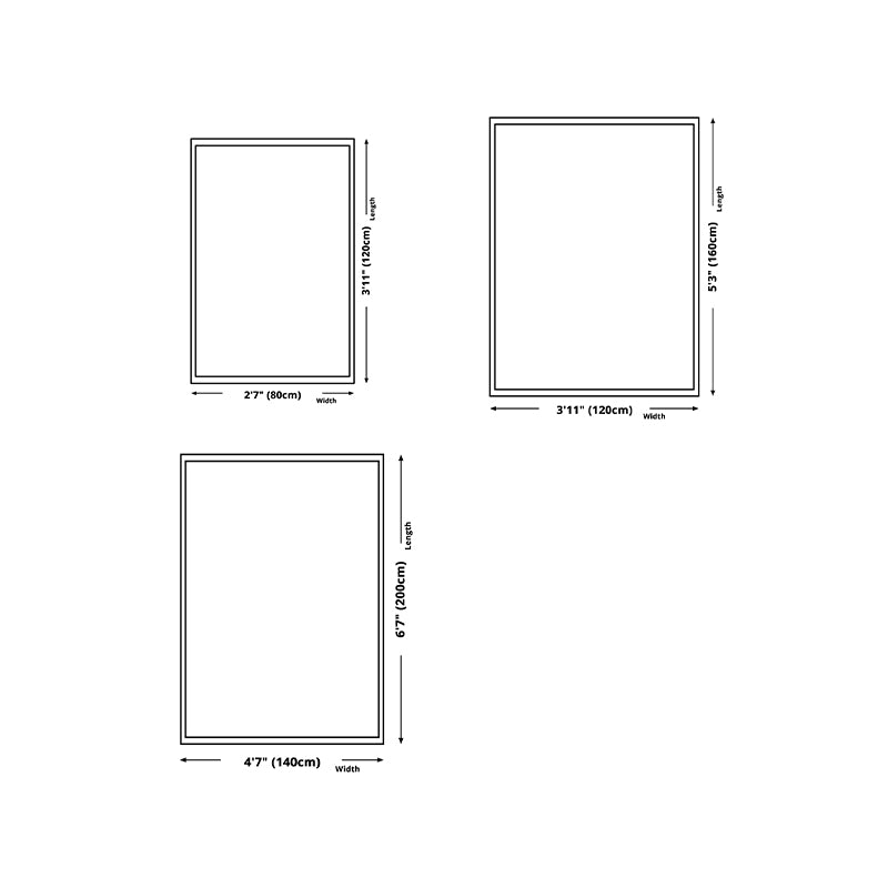 Fancy Modern Carpet Geometric Pattern Polyester Area Rug Non-Slip Backing Rug for Living Room