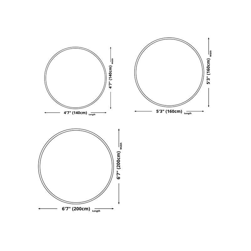 Stylish Color-Blocked Carpet Modern Polyester Area Rug Non-Slip Backing Rug for Drawing Room