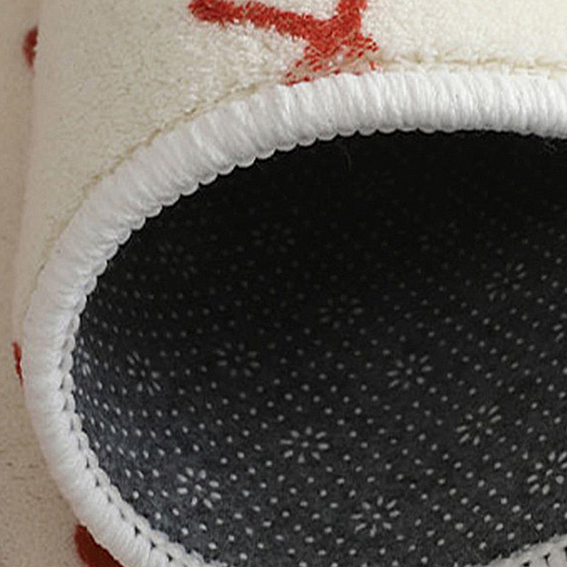 Simplicity Contrast Panel Rug Comfort Area Rug Polyester Stain Resistant Carpet for Home Decor