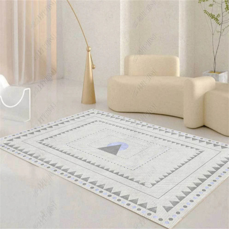 Tappeto moderno del tappeto area di colore del salotto in poliestere tappeto anti-slip easy care tappeto