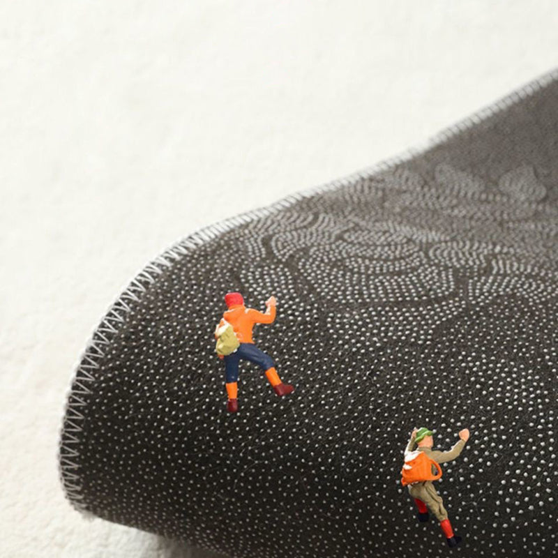 Alfombra moderna de la alfombra de tono verde, alfombra de la alfombra de la alfombra de la alfombra de poliéster, alfombra resistente a las manchas para la decoración del hogar