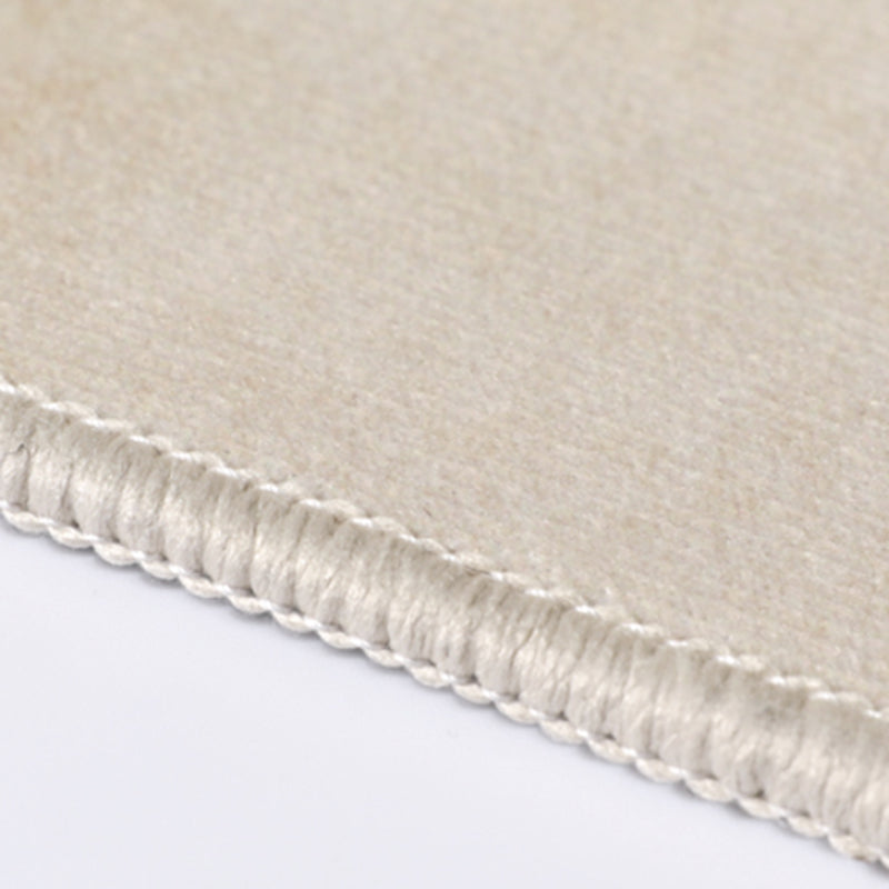 Beige Modern Carpet Stripe Pattern Polyester Area Rug Anti-Slip Washable Rug for Home Decor