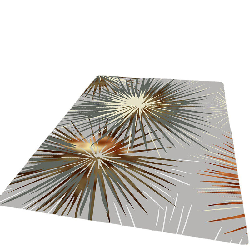 Alfombra artística de la alfombra de interior del área del patrón abstracto creativo alfombra del poliéster sin deslizamiento para sala de estar