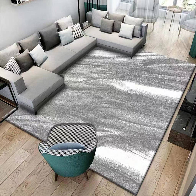 Alfombra artística de la alfombra de interior del área del patrón abstracto creativo alfombra del poliéster sin deslizamiento para sala de estar