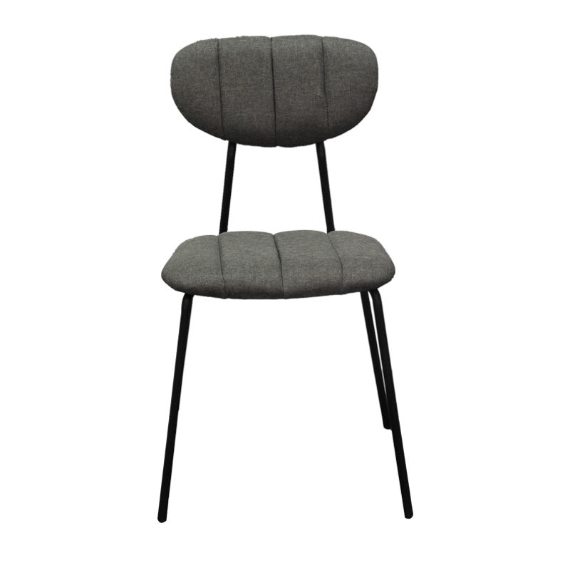 Les chaises de salle à manger sans bras tapissées par style minimaliste ouvrent les chaises latérales de salle à manger arrière