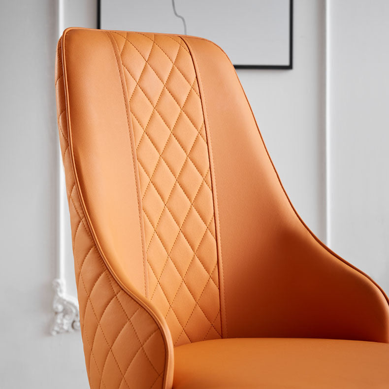 Hedendaagse stijl Parsons Dining zijstoelen gestoffeerde armloze eetkamerstoelen