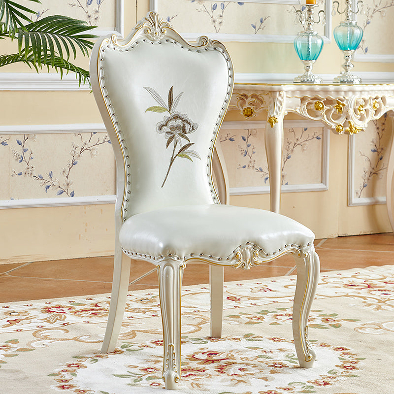 Chaises latérales de style victorien chaise latéral sans bras pour usage à domicile