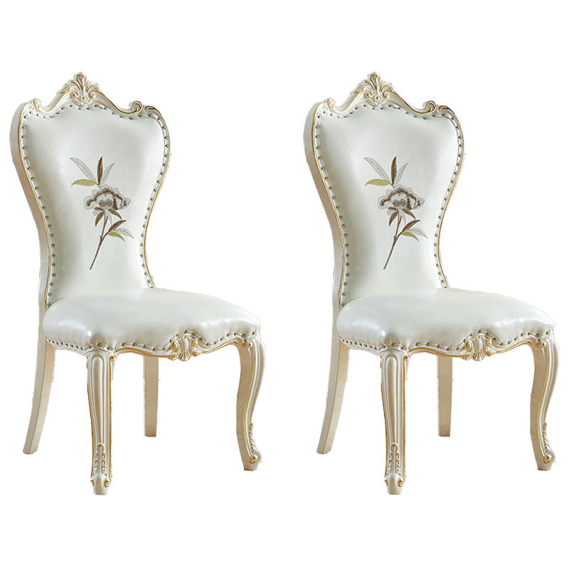 Chaises latérales de style victorien chaise latéral sans bras pour usage à domicile