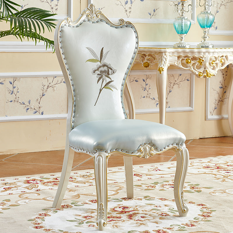 Chaises latérales de style victorien chaise latéral sans bras pour usage à domicile