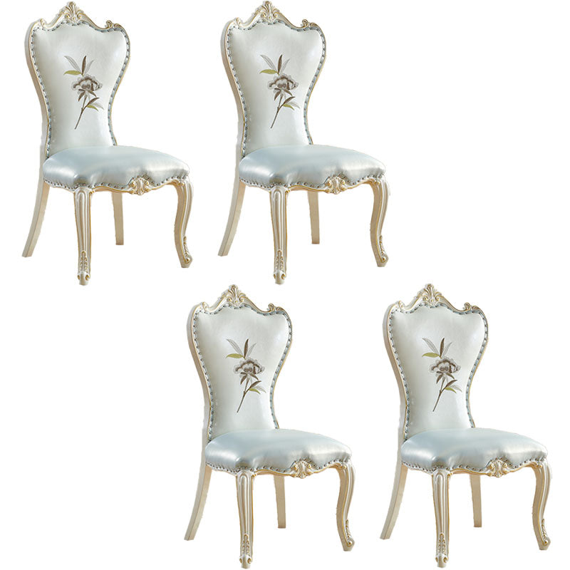 Chaises latérales de style victorien chaise latéral sans bras pour usage à domicile