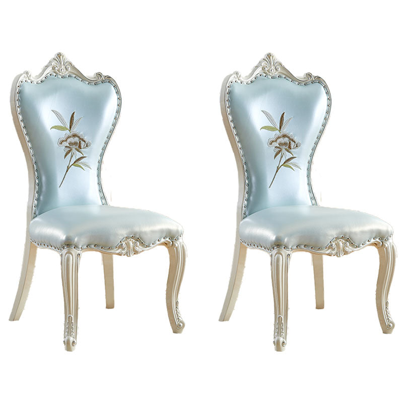 Chaises latérales de style victorien chaise latéral sans bras pour usage à domicile