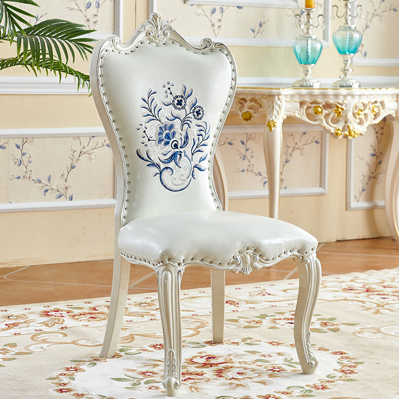Chaises latérales de style victorien chaise latéral sans bras pour usage à domicile
