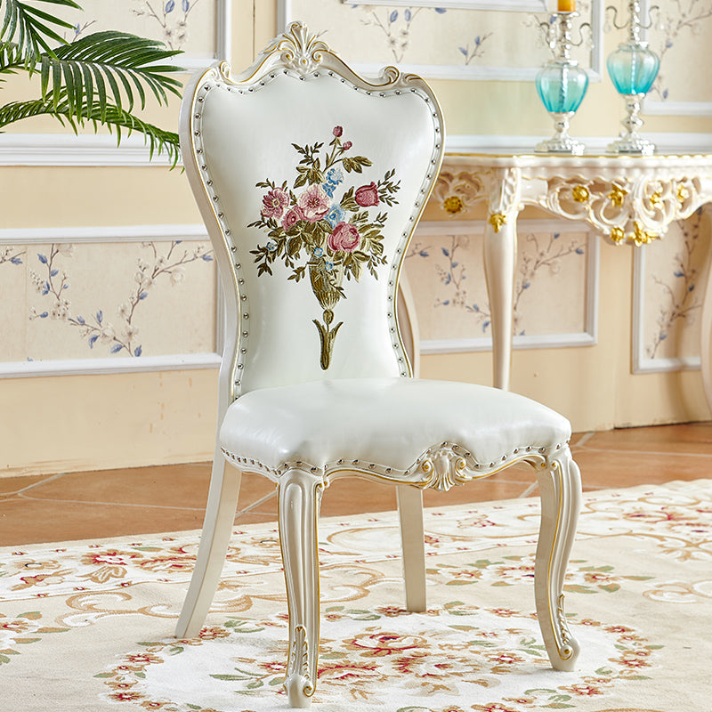 Chaises latérales de style victorien chaise latéral sans bras pour usage à domicile