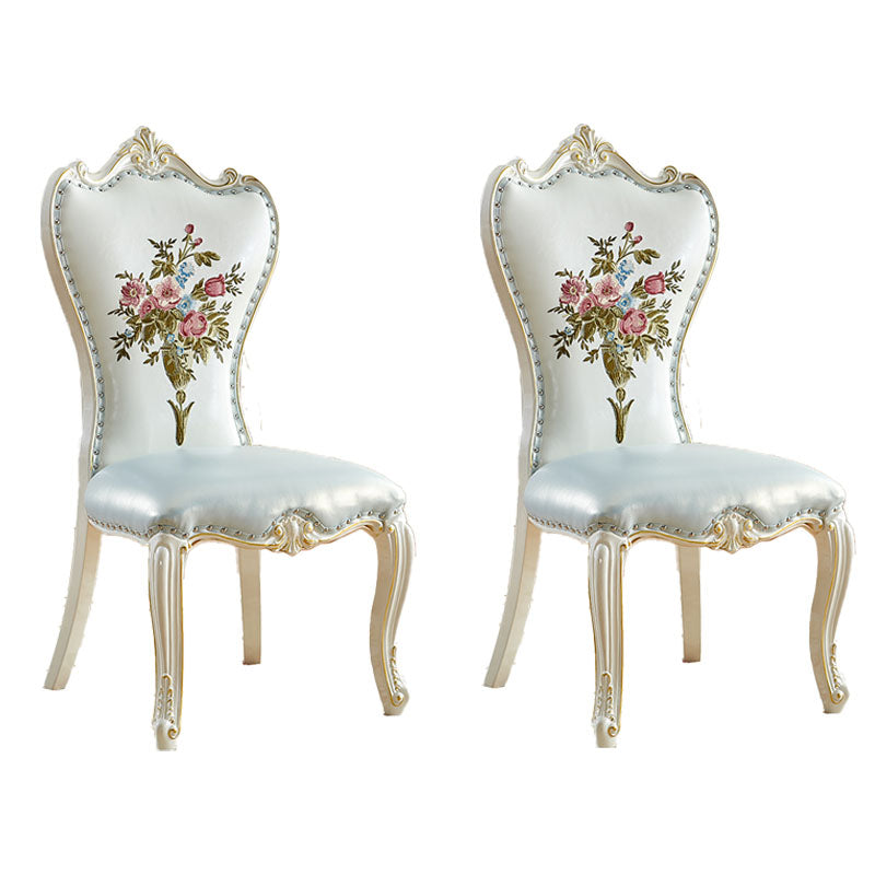 Chaises latérales de style victorien chaise latéral sans bras pour usage à domicile