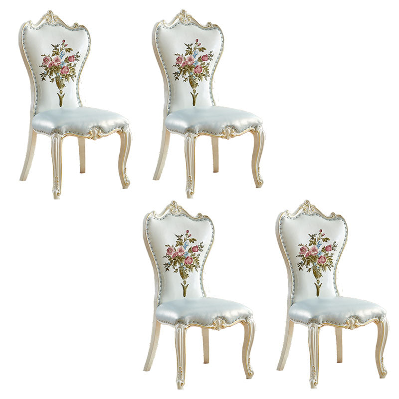 Chaises latérales de style victorien chaise latéral sans bras pour usage à domicile