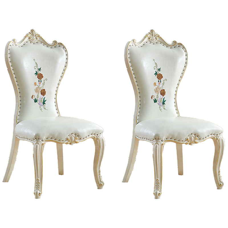Chaises latérales de style victorien chaise latéral sans bras pour usage à domicile