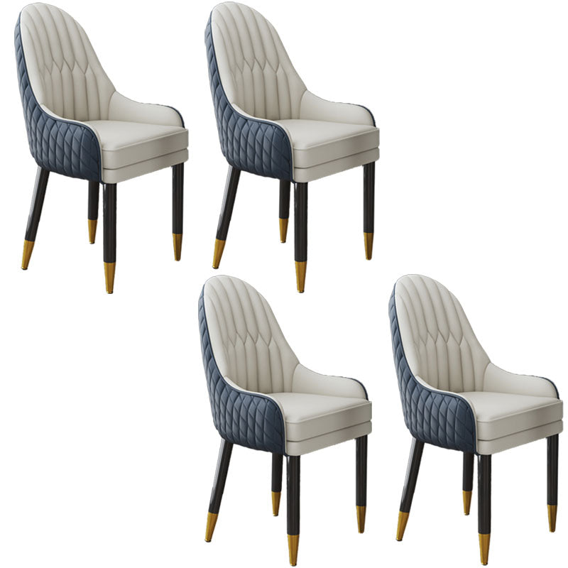 Sillón interior escandinavo tapizado con respaldo Parsons, silla de comedor de madera