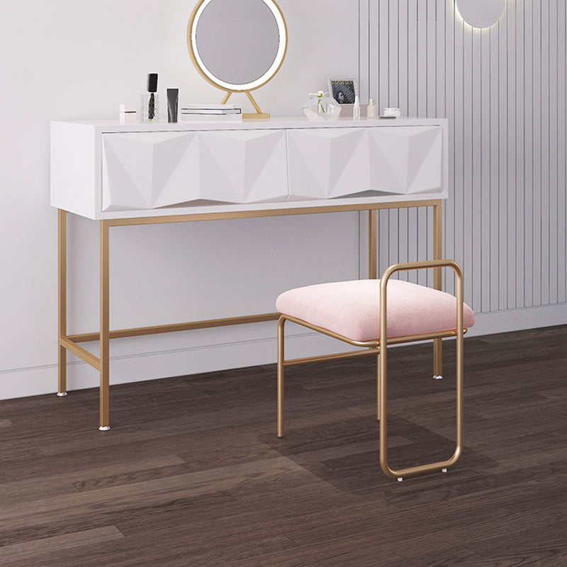 Silla de comedor de metal de estilo nórdico, silla de comedor individual sin brazos de terciopelo para uso doméstico
