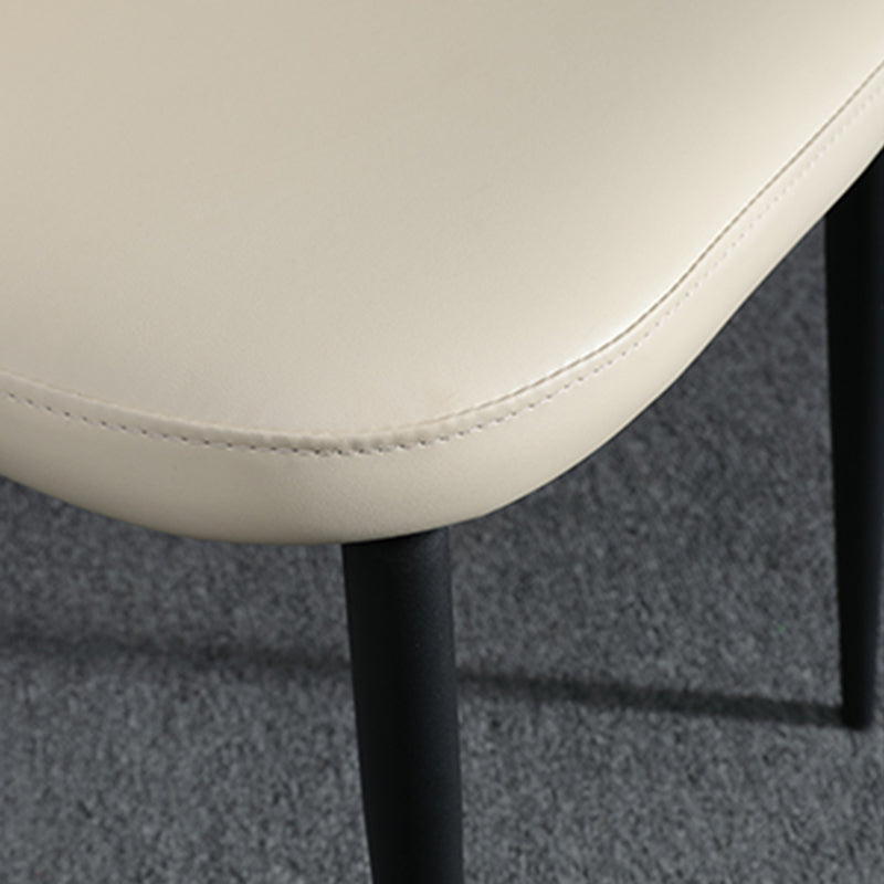 Silla lateral casera tapizada estilo diseñador acabado mate Parsons silla de comedor individual