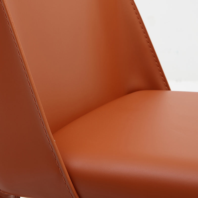 Silla auxiliar para el hogar de estilo moderno, silla de comedor tapizada con respaldo sólido (juego de 2)