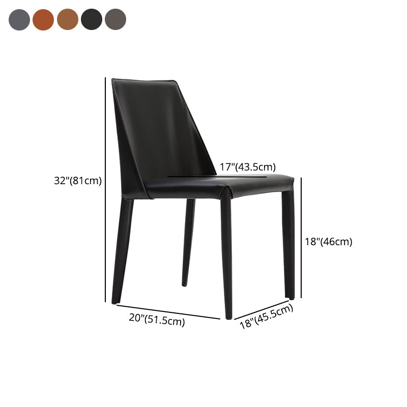 Silla auxiliar para el hogar de estilo moderno, silla de comedor tapizada con respaldo sólido (juego de 2)