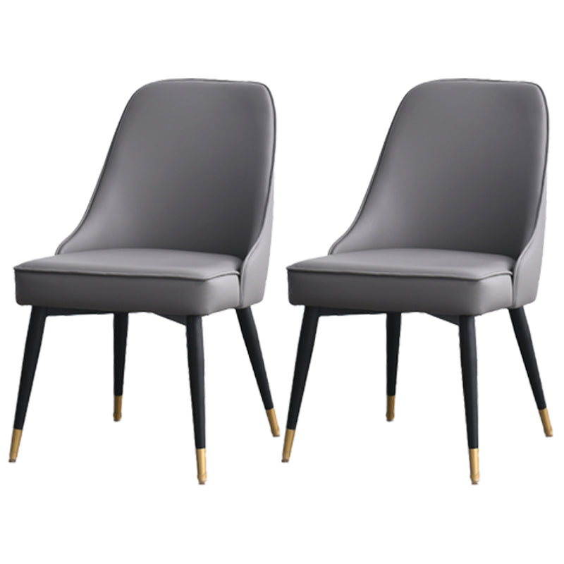 Silla sin brazos de comedor de estilo nórdico, silla lateral de comedor de tela tapizada para uso doméstico