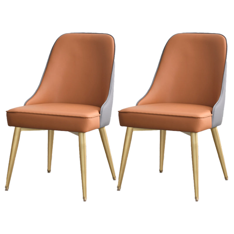 Silla sin brazos de comedor de estilo nórdico, silla lateral de comedor de tela tapizada para uso doméstico