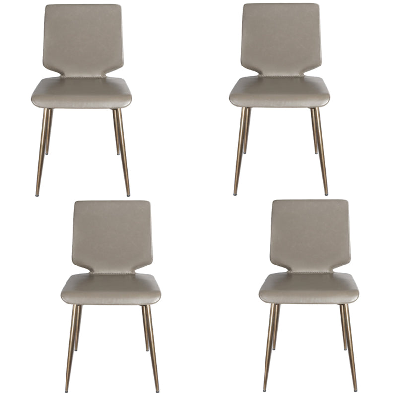 Metal de la cocina del estilo moderno que cena la silla que cena la silla lateral sin brazos