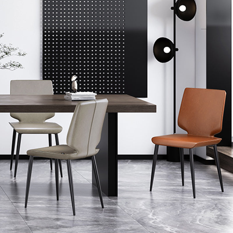 Metal de la cocina del estilo moderno que cena la silla que cena la silla lateral sin brazos