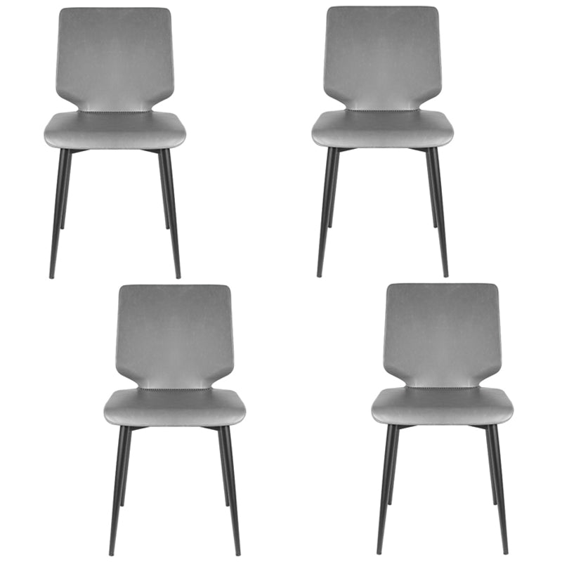 Metal de la cocina del estilo moderno que cena la silla que cena la silla lateral sin brazos