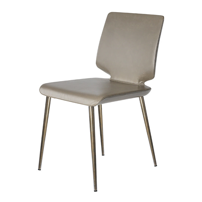 Metal de la cocina del estilo moderno que cena la silla que cena la silla lateral sin brazos