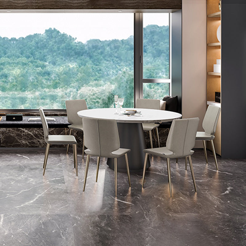 Metal de la cocina del estilo moderno que cena la silla que cena la silla lateral sin brazos