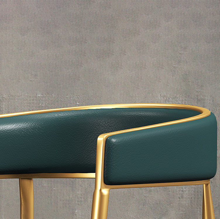 Silla lateral de comedor con respaldo abierto de estilo nórdico, tela de lino, silla sin brazos