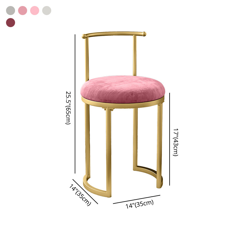 Silla de comedor tapizada de estilo escandinavo, silla lateral de comedor sin brazos con respaldo abierto