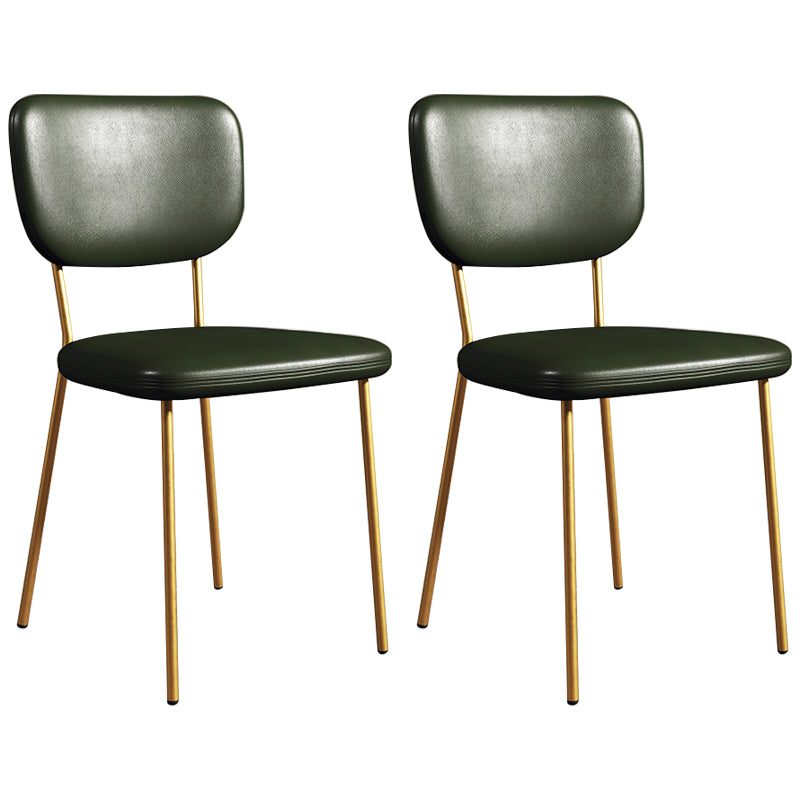 Sillas de comedor tapizadas de estilo escandinavo, respaldo abierto, silla lateral