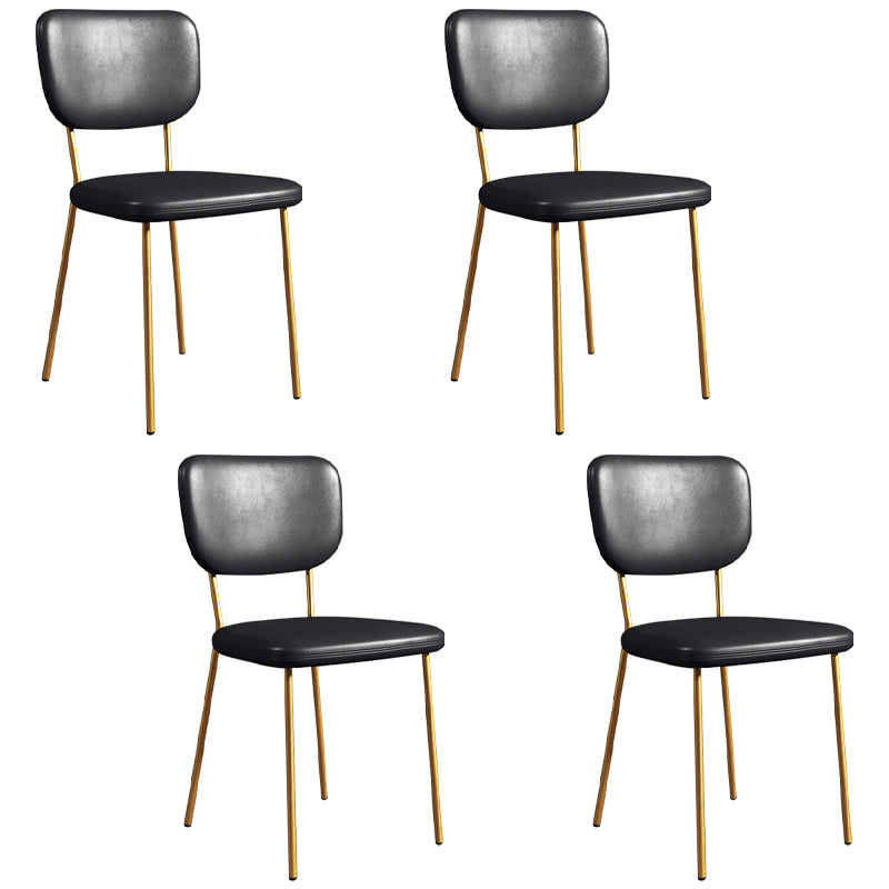 Sillas de comedor tapizadas de estilo escandinavo, respaldo abierto, silla lateral