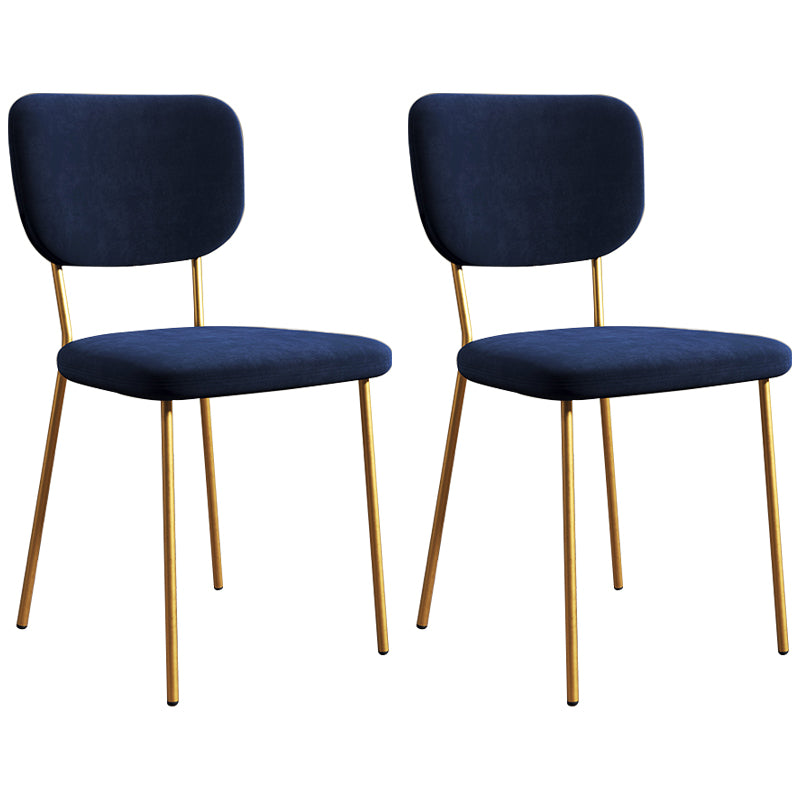Sillas de comedor tapizadas de estilo escandinavo, respaldo abierto, silla lateral