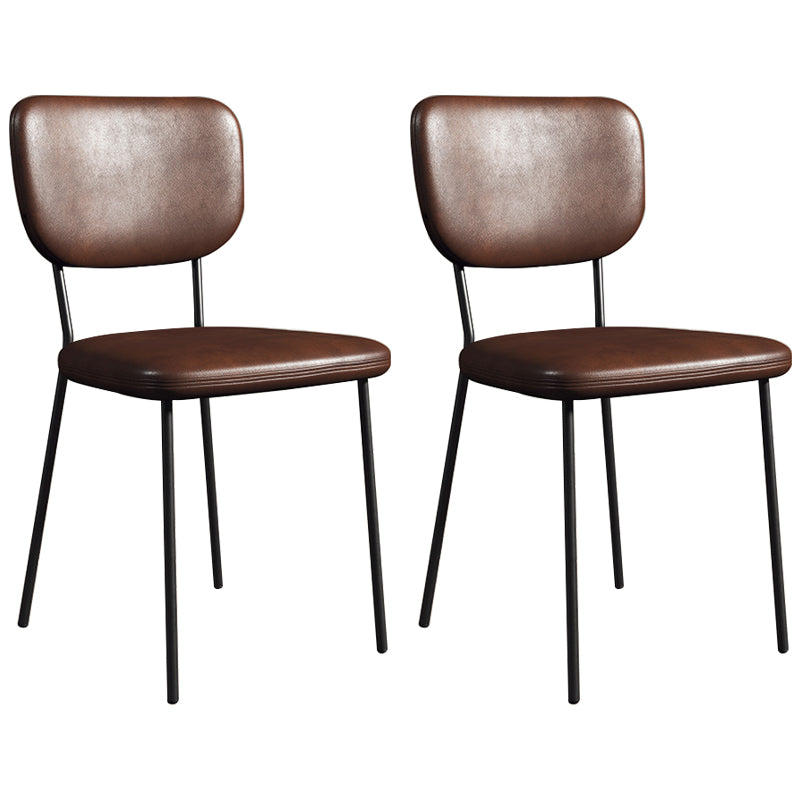 Sillas de comedor tapizadas de estilo escandinavo, respaldo abierto, silla lateral