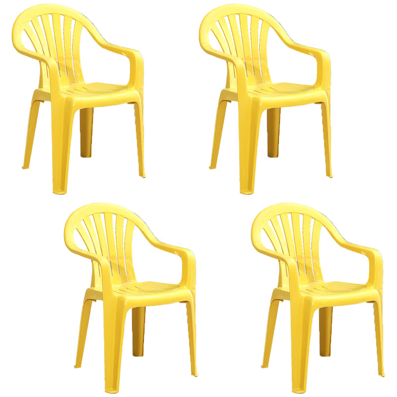 Fauteuils de salle à manger empilables en plastique Fauteuils de salle à manger à la maison moderne Windsor