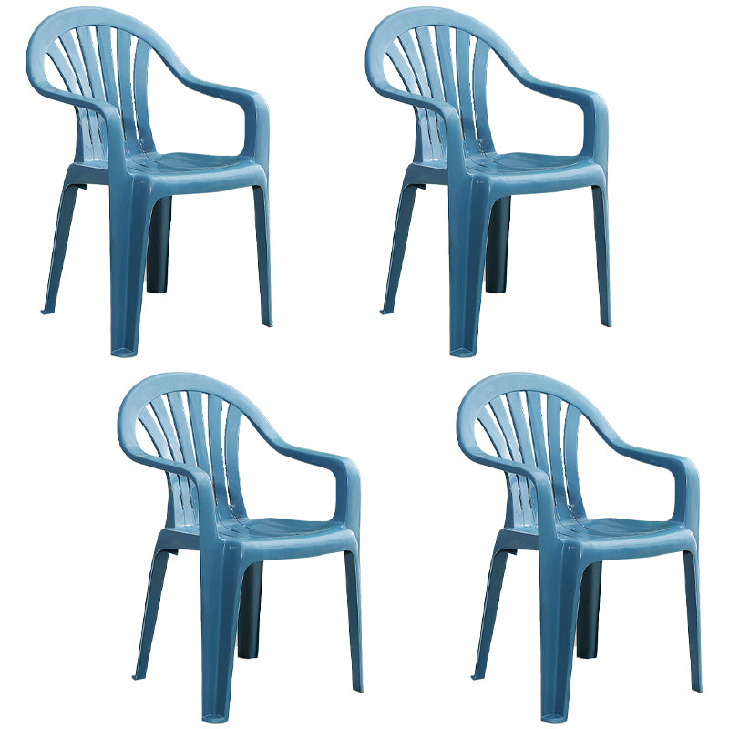 Fauteuils de salle à manger empilables en plastique Fauteuils de salle à manger à la maison moderne Windsor