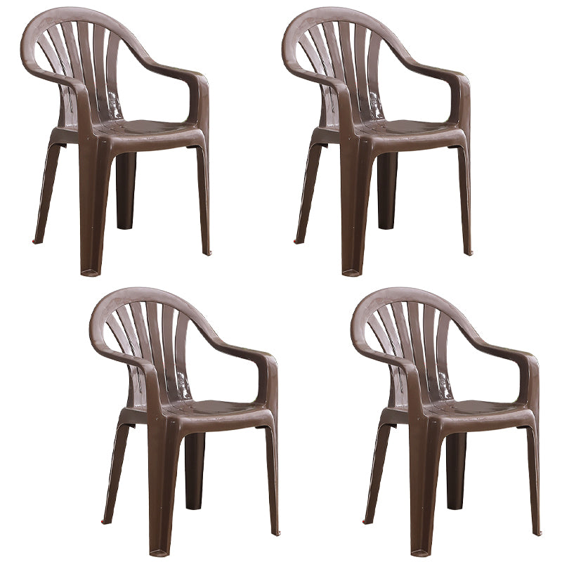 Fauteuils de salle à manger empilables en plastique Fauteuils de salle à manger à la maison moderne Windsor