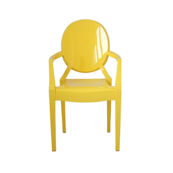 Chaise latérale de salle à manger en plastique de Style nordique, chaises latérales à bras de salle à manger pour la cuisine
