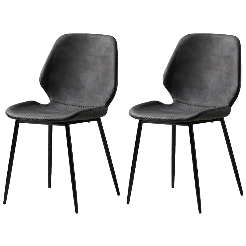Metal de la cocina del estilo contemporáneo que cena el respaldo lateral de la silla que cena la silla lateral sin brazos