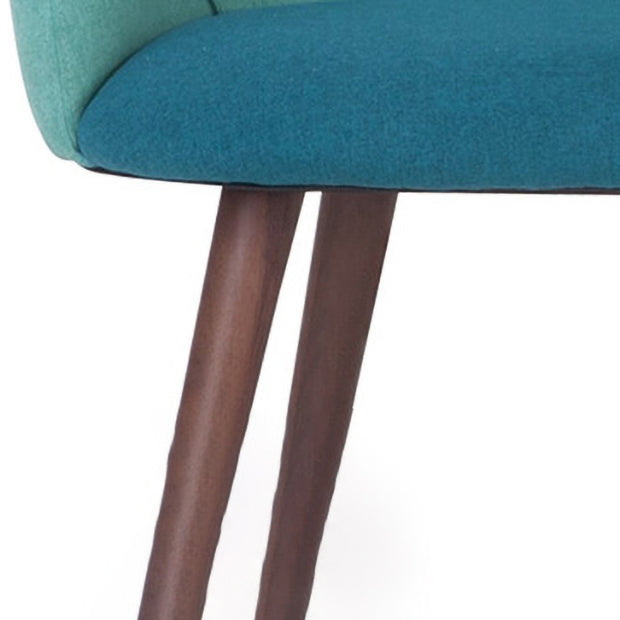 Silla de comedor escandinava con brazo de tela con acabado mate (juego de 2)