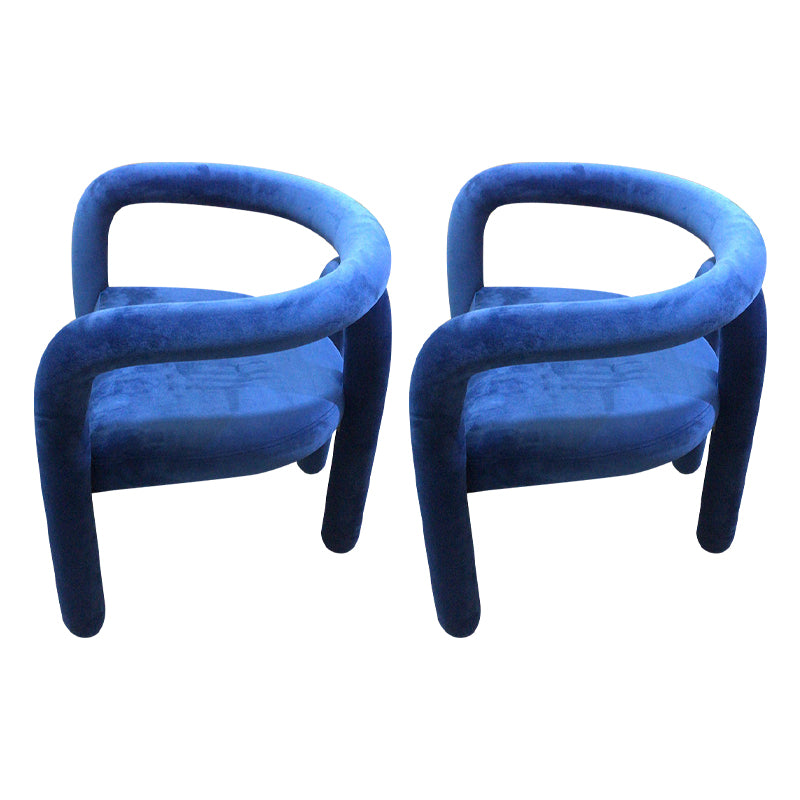 Silla de comedor estilo moderno Silla auxiliar con brazo de cocina y patas de metal