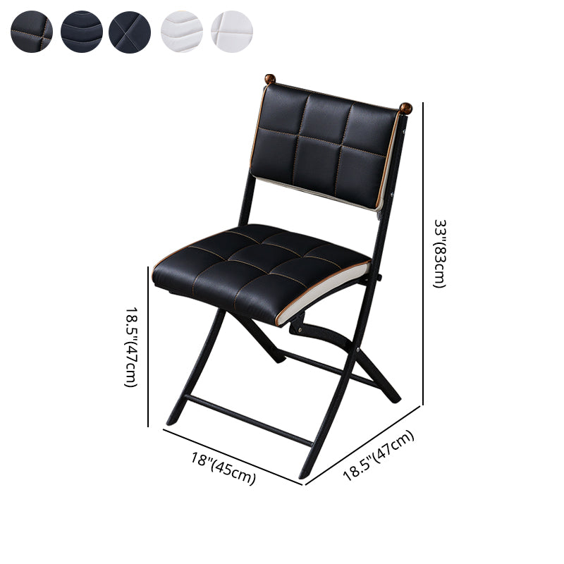 Silla lateral de metal moderna para interiores y exteriores, silla lateral de comedor plegable con respaldo abierto